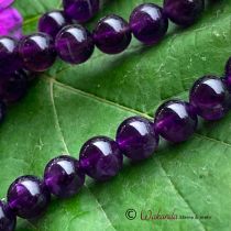 Amethyst Maraba A, Kugeln 6 mm, gebohrt, 5er-/ 10er-Pack oder Strang