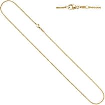 Erbskette 333 Gelbgold 2,5 mm 50 cm Gold Kette Halskette Karabiner