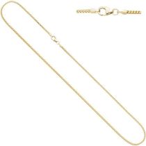 Bingokette 585 Gelbgold 1,2 mm 38 cm Gold Kette Halskette Karabiner