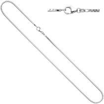 Venezianerkette 925 Silber diamantiert 1,2 mm 40 cm Karabiner