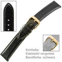 Uhrenarmband Men 18 mm in Schwarz