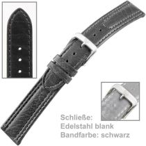 Uhrenarmband Men 22 mm in Schwarz