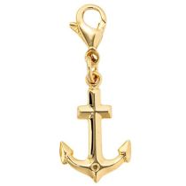 Einhänger Charm Anker 333 Gold Gelbgold