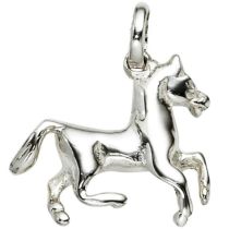 Kinder Anhänger Pferd 925 Sterling Silber Pferdeanhänger