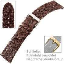 Uhrenarmband Ladies 16 mm dunkelbraun