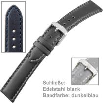 Uhrenarmband Men XL 20 mm, dunkelblau