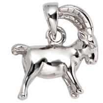 Anhänger Sternzeichen Steinbock 925 Sterling Silber