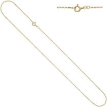 Ankerkette 585 Gelbgold diamantiert 1,6 mm 60 cm Halskette Federring