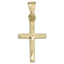 Anhänger Kreuz 333 Gold Gelbgold Kreuzanhänger