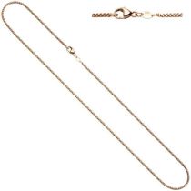 Bingokette 585 Rotgold 1,5 mm 42 cm Gold Kette Halskette Karabiner