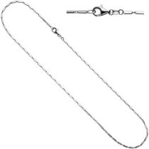 Gliederkette 925 Sterling Silber 1,4 mm 42 cm Halskette Karabiner