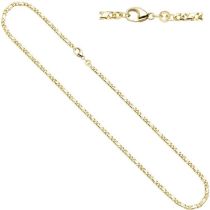 Halskette Kette 333 Gold Gelbgold 45 cm - 3,2 mm Karabiner