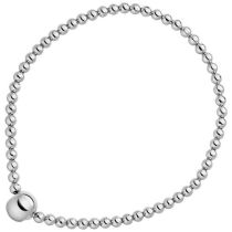 Armband 925 Sterling Silber Silberarmband endlos elastisch