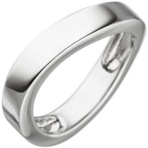 Damen Ring, 925 Sterling Silber, 4,4 mm breit