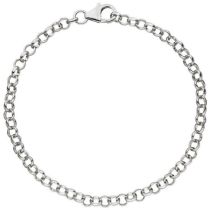 Armband für Charms 925 Sterling Silber 19 cm Erbsarmband