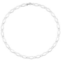 Collier Halskette 925 Sterling Silber 45 cm Kette Silberkette