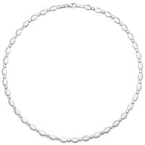 Collier Halskette 925 Sterling Silber, 45 cm Silberkette