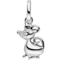 Kinder Anhänger Maus 925 Sterling Silber