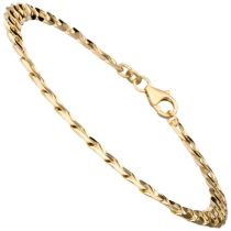 Panzerarmband 333 Gold Gelbgold 19 cm Armband Goldarmband