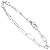 Armband 925 Sterling Silber diamantiert 19 cm Silberarmband