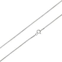 Diamantierte Venezianerkette 1,4mm 925 Silber Rhodium