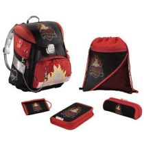 Step by Step Schulrucksack-Set Heartflame, 5-tlg.