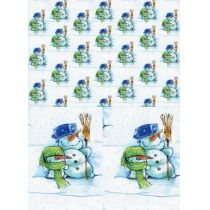 Transparentpapier 115g/ m² Schneemann