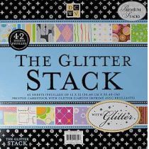 Scrapbook Paper stackPaper stack The Glitter 30,5X30,5 / 48 Bogen