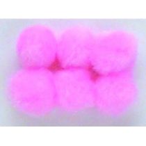 Pompoms 10 mm 65 Stück, pink