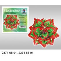 Faltblätter Florentine Weihnachtsstern 80g/m² 15 x15 cm