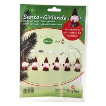 Bastelpackung: Santa-Girlande, 100 cm