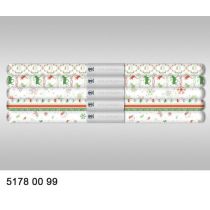 Starkes Transparent 5 Rollen von 50x61cm in 5  Motiven Weihnachte