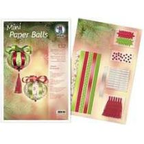 Designstreifen Mini Paper Balls Classic Ornaments