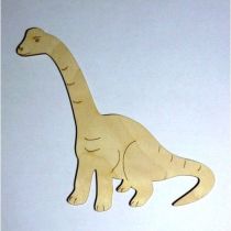 DINOSAURIER Diplodocus aus Holz