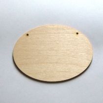 Türschild oval 250 mm, 5mm stark