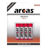 Micro-Batterie Alkaline 1,5V, Typ AAA/LR03, 4er-Pack