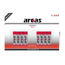 Micro-Batterie Alkaline 1,5V, Typ AAA/LR03, 8er-Pack