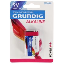 Block-Batterie GRUNDIG Alkaline, 1,5V, Typ 6LR61, 1er-Blister