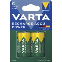 Baby-Akku VARTA, Typ C, NiMH-Akku, HR14, 1,2V/3000 mAh, Pre-charged, 2er Pack