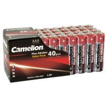 Micro-Batterie CAMELION Plus Alkaline 1,5 V, LR03 Typ AAA, 40er-Blister