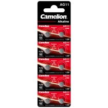 Knopfzelle CAMELION, AG11, 1,5V, Alkaline, 10er-Blister