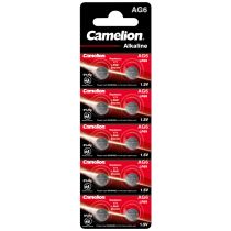 Knopfzelle CAMELION, AG6, 1,5V, Alkaline, 10er-Blister