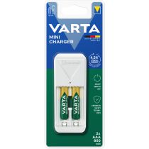 Mini Universal-Ladegerät VARTA, inkl. 2x Micro Akku Typ AAA, Akku NiMH, 800mAh