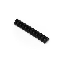 Lüsterklemme McPower, 12 Klemmen, 4,5mm², 5A, schwarz, 10 Stück