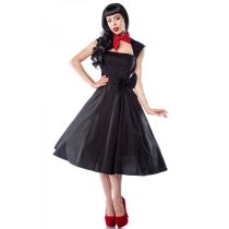 Rockabilly-Kleid,schwarz Größe S