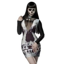 Skull Minikleid Größe M