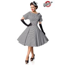 Premium Vintage Swingkleid,grau Größe M