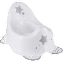 Babytopf ''stars'' white anti rutsch