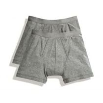 Herrenshorts Shorty (2er Pack) Light Grey Marl S