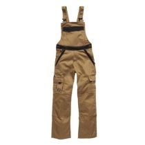 Industry300 Bib&Brace Tall Khaki/Black 110